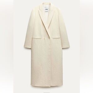 MINIMALIST WOOL BLEND COAT ZW COLLECTION